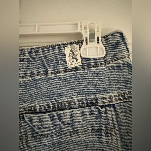 Altar’d State Denim Asymmetrical Wrap skort - Picture 4 of 8